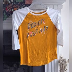 Mudd L 10/12 Radiate Positivity Tunic/Top